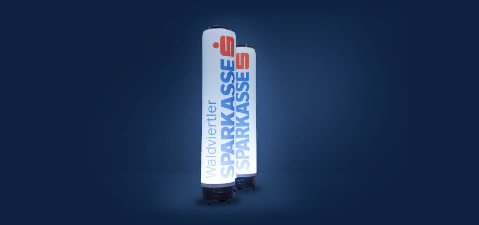 SHAPE Illuminated promotional inflated shapes